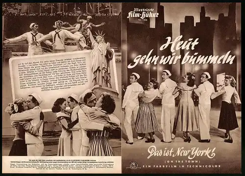 Filmprogramm IFB Nr. 1436, Heut gehn wir bummeln - Das ist New York, Frank Sinatra, Regie: G. Kelly & S. Donen
