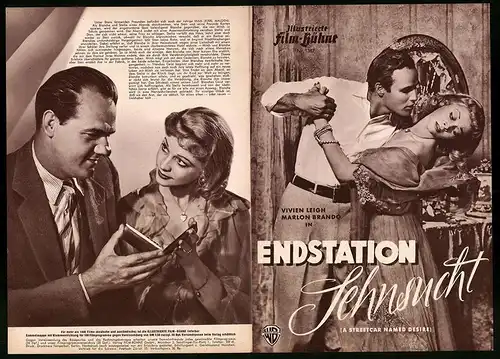 Filmprogramm IFB Nr. 1387, Endstation Sehnsucht, Vivien Leigh, Karlon Brando, Regie: Elia Kazan