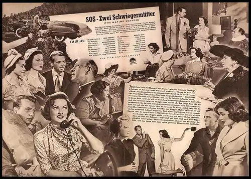 Filmprogramm IFB Nr. 1322, SOS - Zwei Schwiegermütter, Gene Tierney, John Lund, Regie: Mitchell Leisen