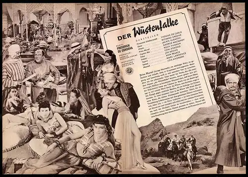 Filmprogramm IFB Nr. 1313, Der Wüstenfalke, Yvonne de Carlo, Richard Greene, Regie: Frederick de Cordova