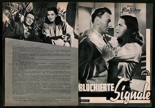 Filmprogramm IFB Nr. 328, Blockierte Signale, Heidi Kürschner, Heinz Engelmann, Walter Franck, Regie: Johannes Meyer