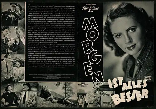 Filmprogramm IFB Nr. 314, Morgen ist alles besser, Ellen Schwanneke, Jakob Tiedke, Regie: Arthur Maria Rabenalt