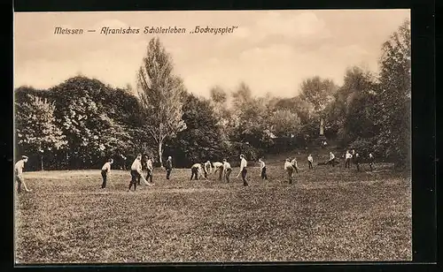 AK Meissen, Afranisches Schülerleben, Hockeyspiel