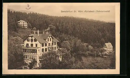 AK Alpirsbach /Schwarzw., Sanatorium Dr. Würz