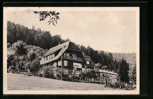 AK Baiersbronn b. Freudenstadt, Erholungsheim Haus Bergfried