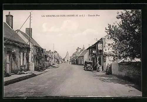 AK Chapelle-Guillaume, Grande-Rue, Strassenpartie
