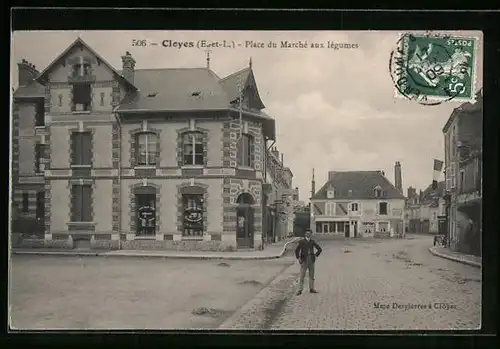 AK Cloyes, Place du Marché aux légumes