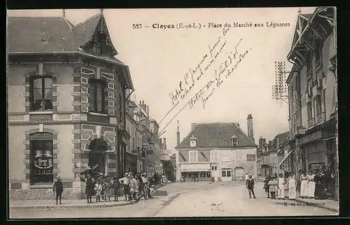 AK Cloyes, Place du Marché aux Légumes