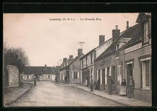 AK Lanneray, La Grande Rue