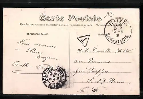 AK Illiers, Rue de Chartres