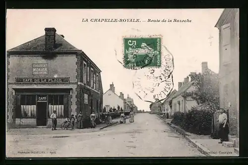 AK La Chapelle-Royale, Route de la Bazoche