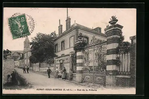 AK Aunay-sous-Auneau, Rue de la Poterie