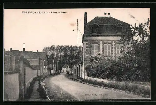 AK Villemeux, Route de Dreux