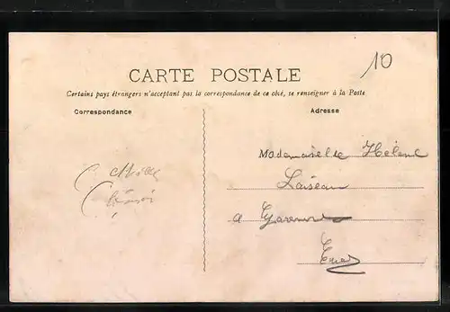 AK Lormaye, Route de Maintenon et vue de la Tour