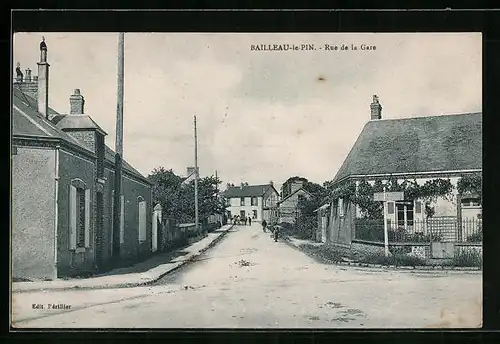 AK Bailleau-le-Pin, Rue de la Gare