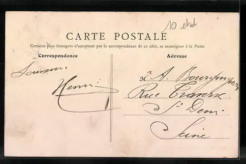 AK Toury, Rue Nationale, coté Sud