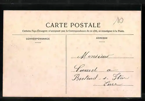 AK Toury, Rue de la Gare