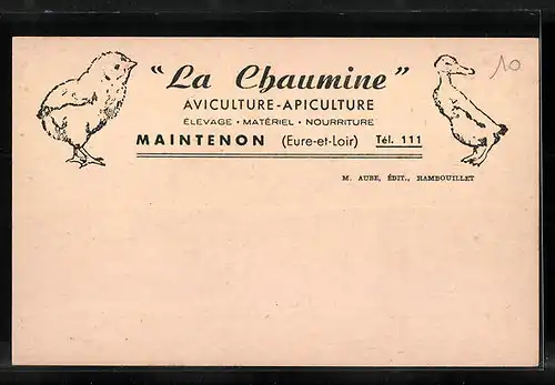 AK Maintenon, La Chaumine - Aviculture-Apiculture