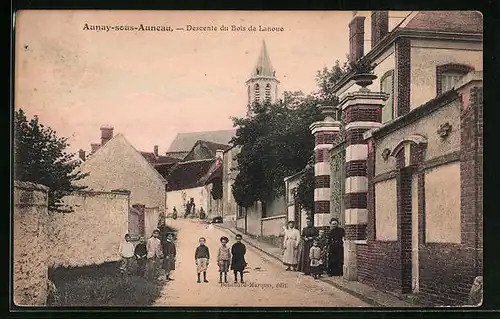 AK Aunay-sous-Auneau, Descente du Bois de Lanoue