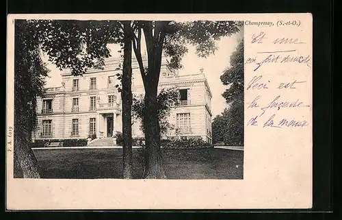 AK Champrosay, Vue panoramique