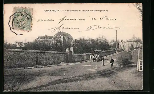 AK Champrosay, Sanatorium et Route de Champrosay