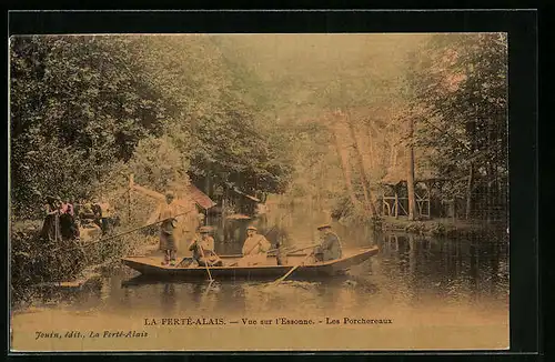 AK La Ferté-Alais, Vue sur l`Essonne