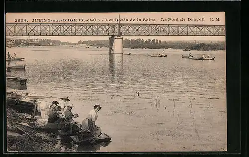AK Juvisy-Sur-Orge, Les Bords de la Seine