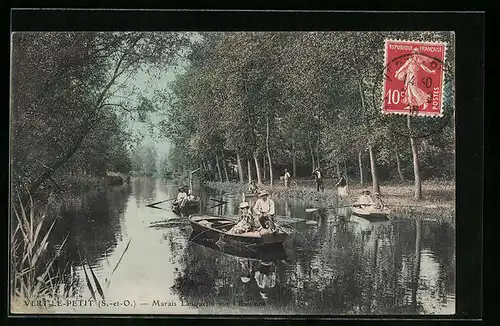 AK Vert-Le-Petit, Marias Lanquetin sur l`Essonne