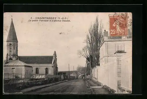 AK Champrosay, La petite Paroisse d`Alphonse Daudet
