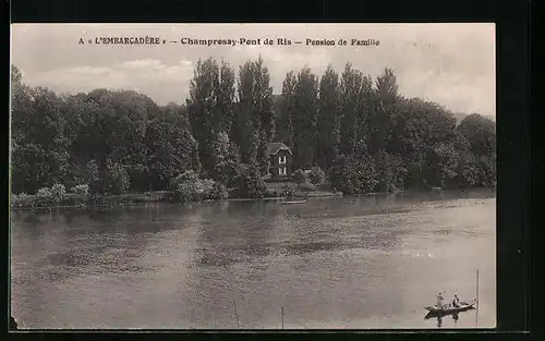 AK Champrosay-Pont de Ris, Pension de Famille