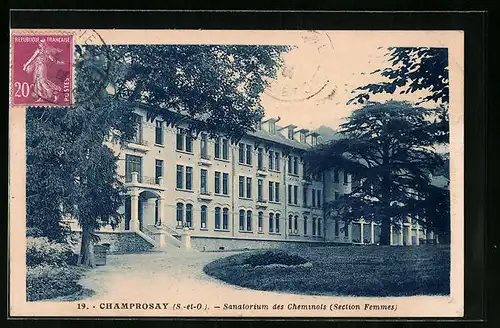 AK Champrosay, Sanatorium des Cheminots