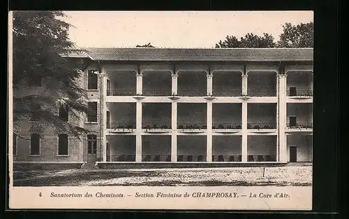 AK Champrosay, Sanatorium des Cheminots - La Cure d`Air