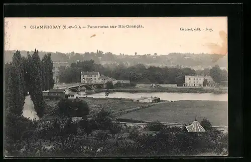 AK Champrosay, Panorama sur Ris-Orangis