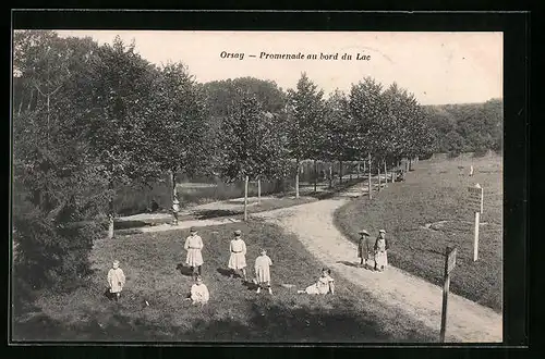 AK Orsay, Promenade au bord du Lac