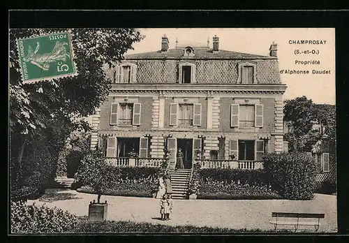 AK Champrosay, Propriété d`Alphonse Daudet