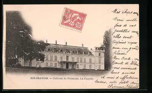 AK Ris-Orangis, Château de Fromont, La Facade