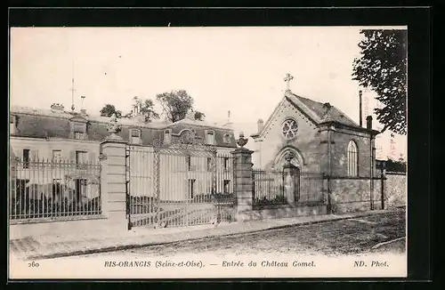 AK Ris-Orangis, Entrée du Château Gomel