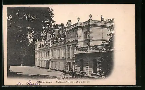 AK Ris-Orangis, Château de Fromont, vu de côté