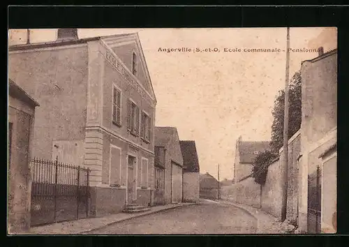 AK Angerville, Ecole communale, Pensionnat