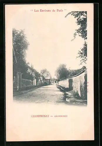 AK Champrosay, Grande-Rue