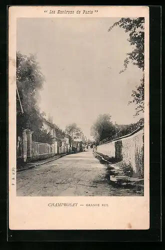 AK Champrosay, Grande Rue