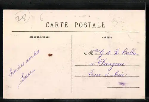 AK Senonches, Vue d`ensemble prise de la Gare