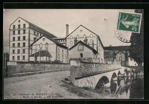 AK Nogent-le-Roi, Ruffin, le Moulin