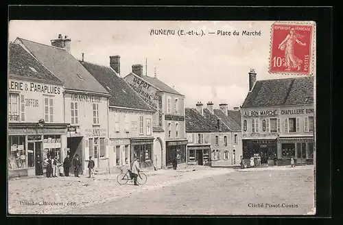 AK Auneau, Place du Marché