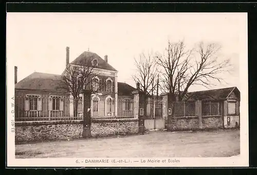 AK Dammarie, La Mairie et Ecoles