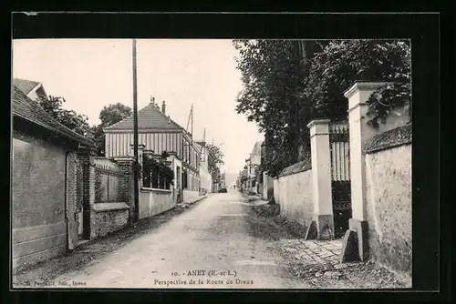 AK Anet, Perspective de la Route de Dreux