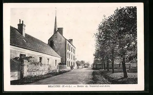 AK Beauche, Route de Verneuil-sur-Avre