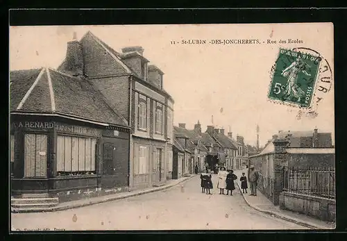 AK St-Lubin-des-Joncherets, Rue des Ecoles