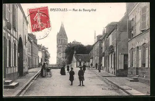AK Brezolles, Rue du Bourg-Viel