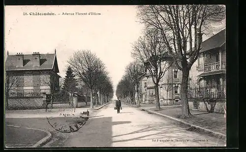 AK Châteaudun, Avenue Florent d`Illiers
